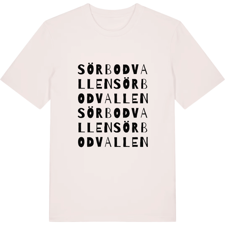 Sörbodvallen ordlek t-shirt – t-shirt från PinShirt