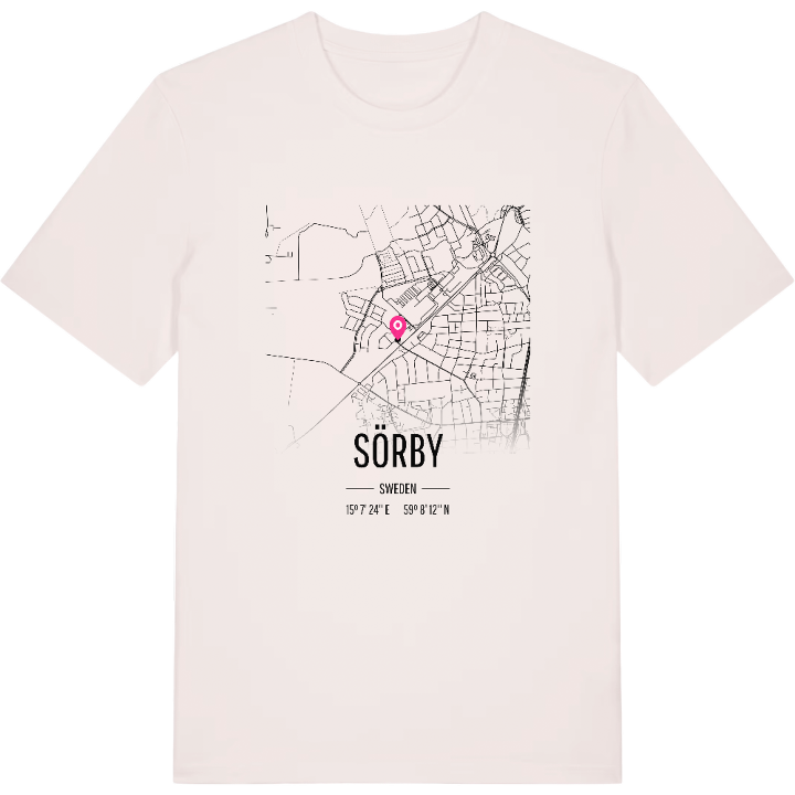 Sörby karta t-shirt – t-shirt från PinShirt