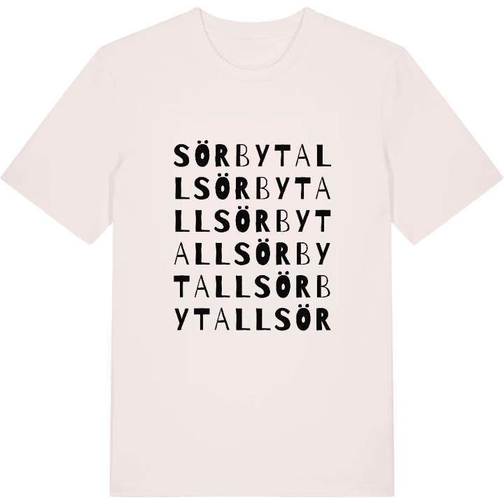 Sörby tall ordlek t-shirt – t-shirt från PinShirt