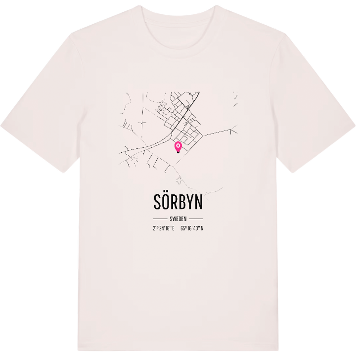 Sörbyn karta t-shirt – t-shirt från PinShirt