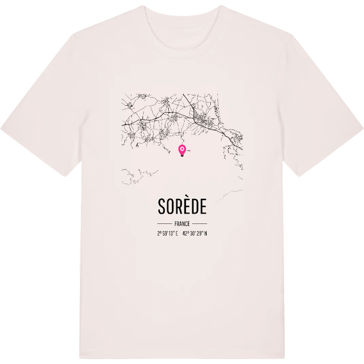 Sorède karta t-shirt – t-shirt från PinShirt