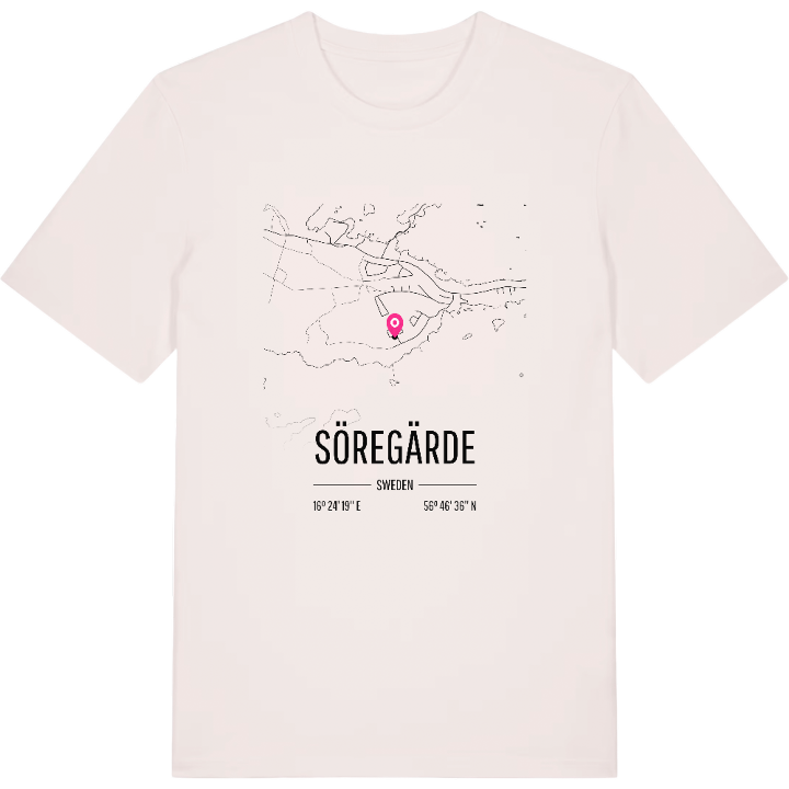 Söregärde karta t-shirt – t-shirt från PinShirt
