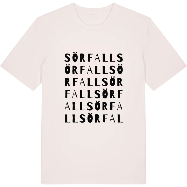 Sörfall ordlek t-shirt – t-shirt från PinShirt