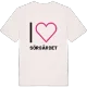 Jag älskar Sörgärdet t-shirt stort tryck