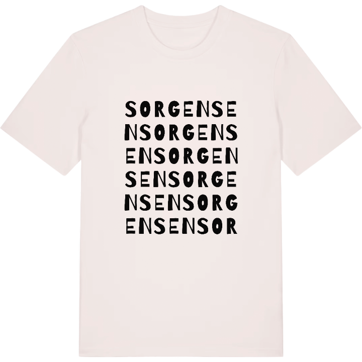 Sorgensen ordlek t-shirt – t-shirt från PinShirt
