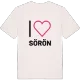 Jag älskar Sörön t-shirt stort tryck