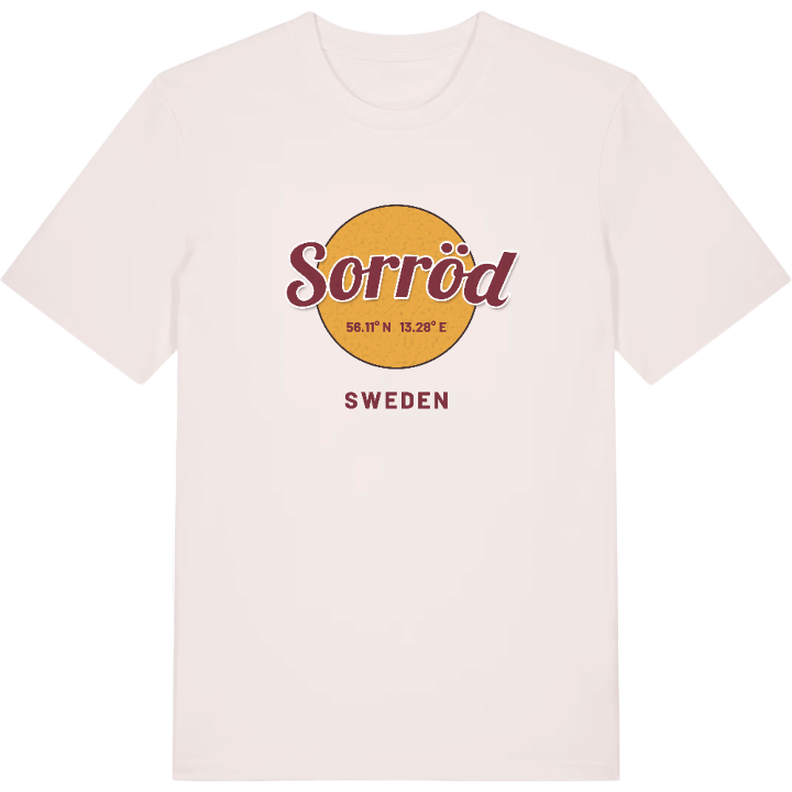 Sorröd cirkel t-shirt – t-shirt från PinShirt