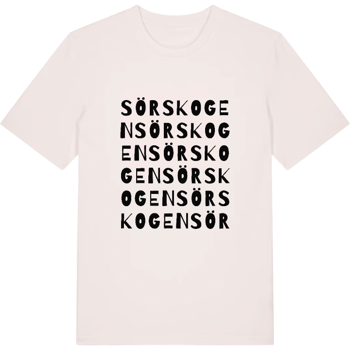 Sörskogen ordlek t-shirt – t-shirt från PinShirt