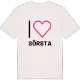 Jag älskar Sörsta t-shirt stort tryck
