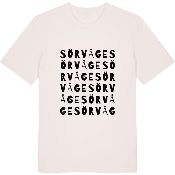 Sörvåge ordlek t-shirt – t-shirt från PinShirt