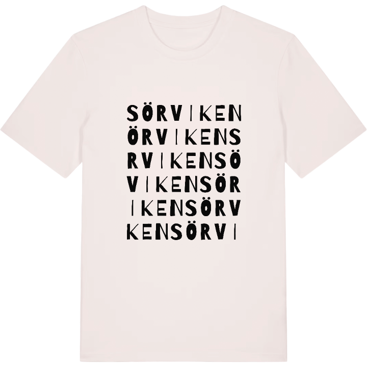 Sörviken ordlek t-shirt – t-shirt från PinShirt
