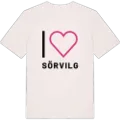 Jag älskar Sörvilg t-shirt stort tryck