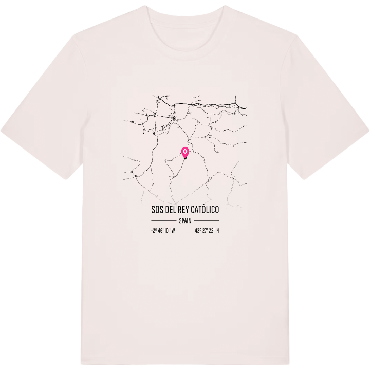 Sos del Rey Católico karta t-shirt – t-shirt från PinShirt