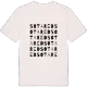 Sotared ordlek t-shirt
