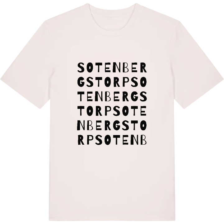 Sotenbergstorp ordlek t-shirt – t-shirt från PinShirt