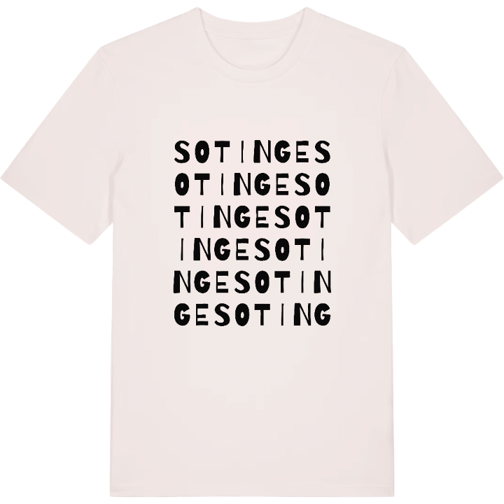 Sotinge ordlek t-shirt – t-shirt från PinShirt