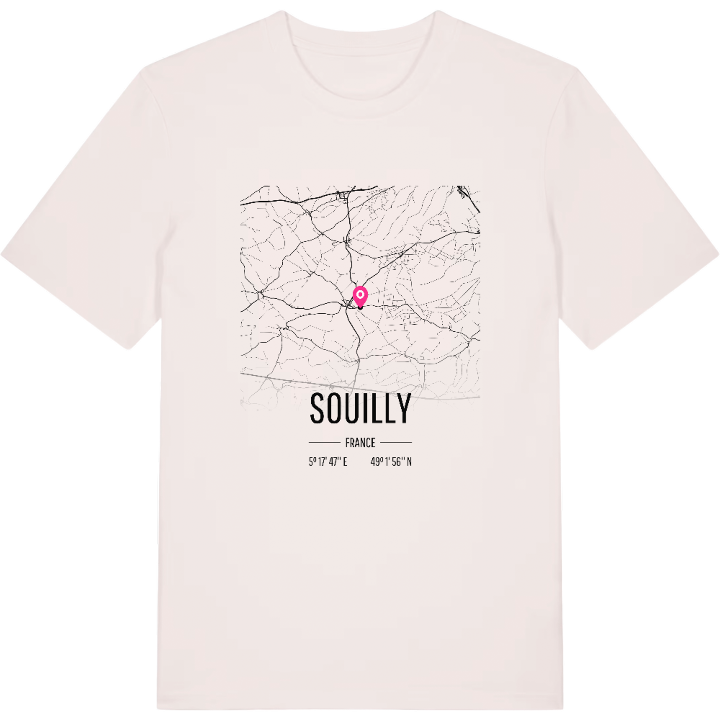 Souilly karta t-shirt – t-shirt från PinShirt