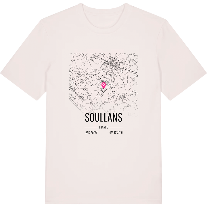 Soullans karta t-shirt – t-shirt från PinShirt