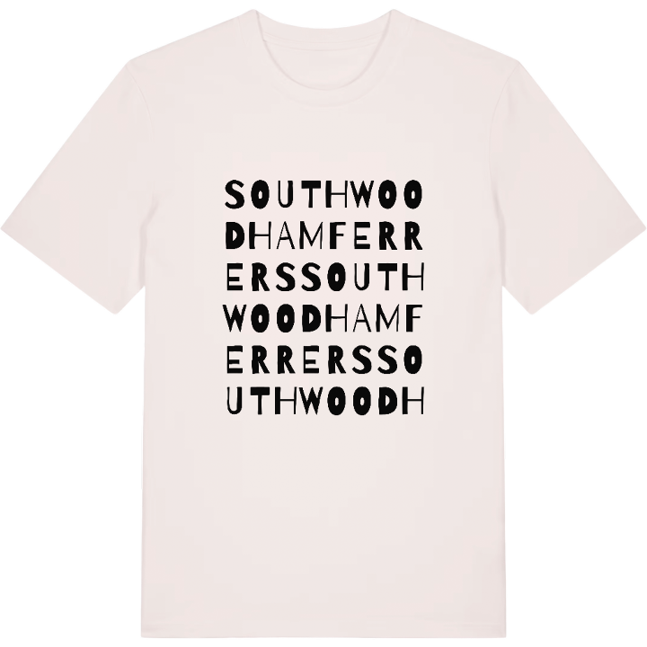 South Woodham Ferrers ordlek t-shirt – t-shirt från PinShirt