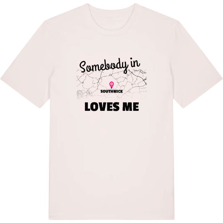 Någon i Southwick älskar mig t-shirt – t-shirt från PinShirt