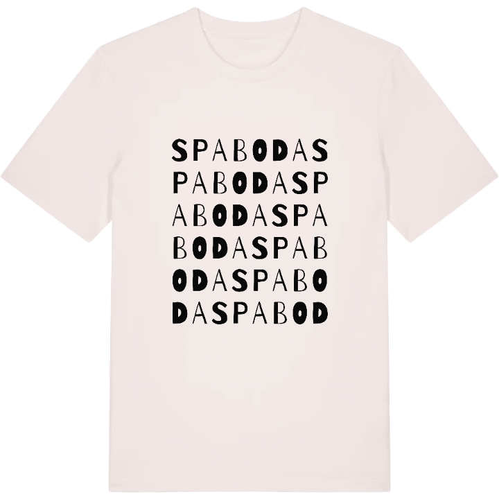 Spaboda ordlek t-shirt – t-shirt från PinShirt