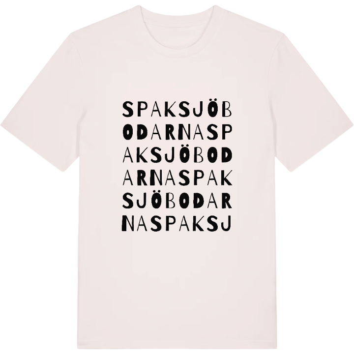 Spaksjöbodarna ordlek t-shirt – t-shirt från PinShirt