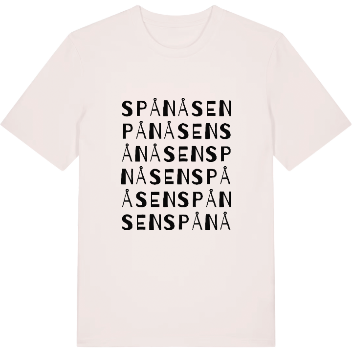 Spånåsen ordlek t-shirt – t-shirt från PinShirt