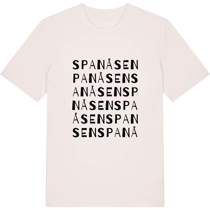Spanåsen ordlek t-shirt – t-shirt från PinShirt