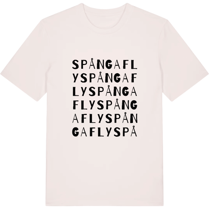 Spångafly ordlek t-shirt – t-shirt från PinShirt