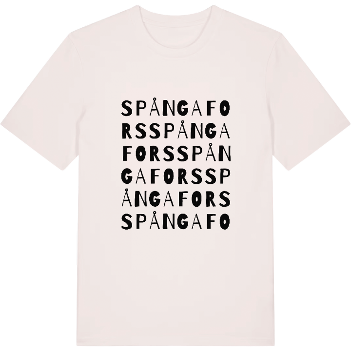 Spångafors ordlek t-shirt – t-shirt från PinShirt