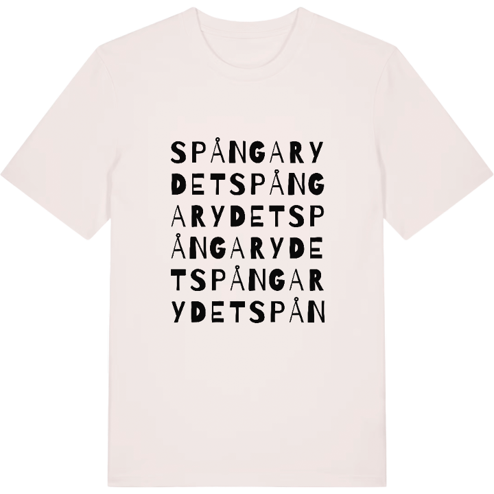 Spångarydet ordlek t-shirt – t-shirt från PinShirt