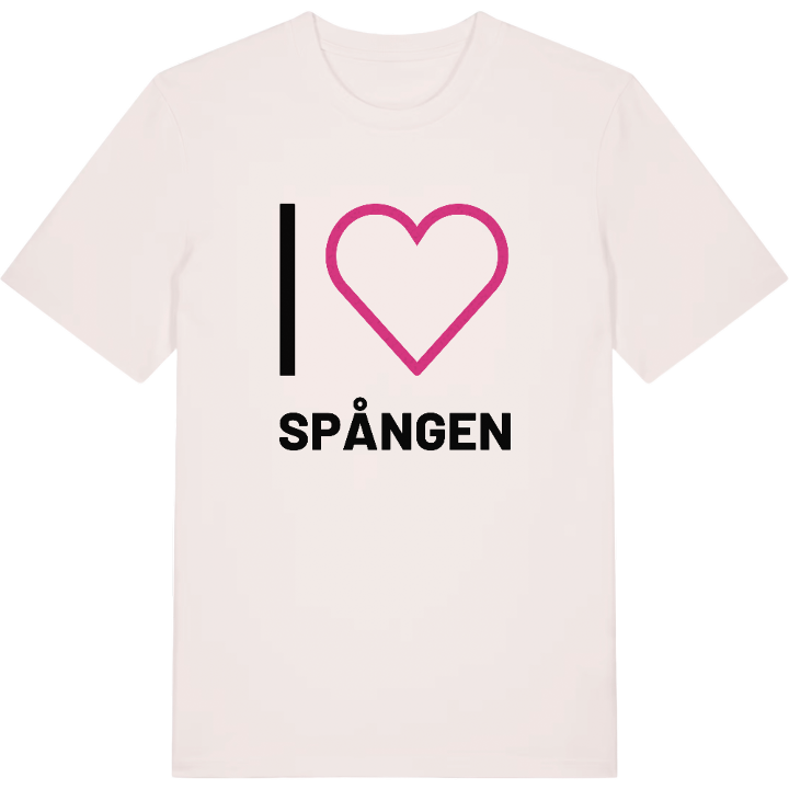 Jag älskar Spången t-shirt stort tryck – t-shirt från PinShirt