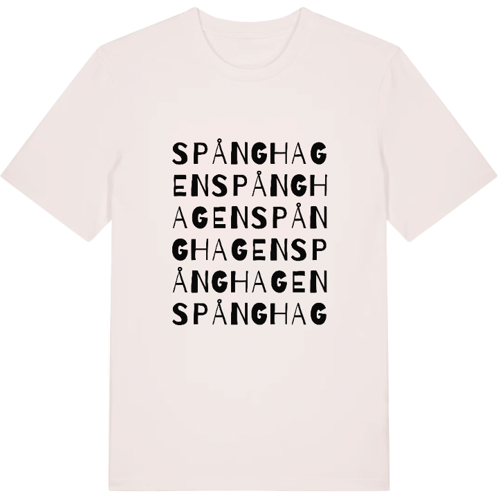 Spånghagen ordlek t-shirt – t-shirt från PinShirt