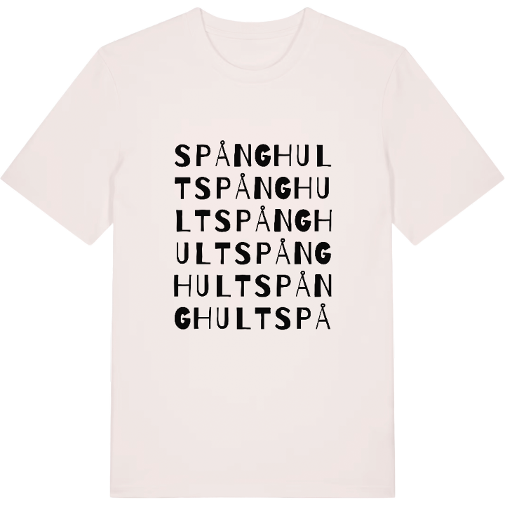 Spånghult ordlek t-shirt – t-shirt från PinShirt