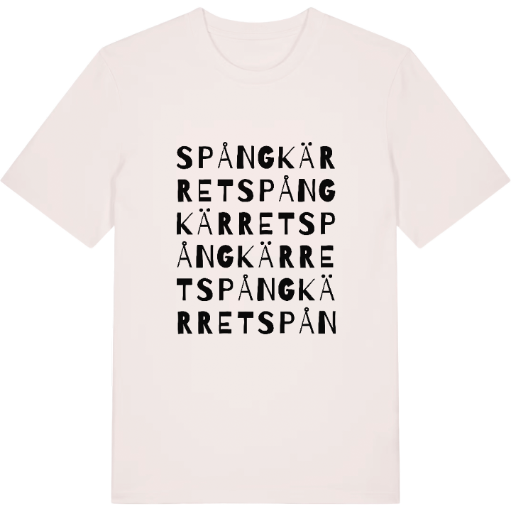 Spångkärret ordlek t-shirt – t-shirt från PinShirt
