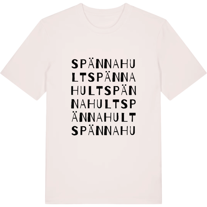 Spännahult ordlek t-shirt – t-shirt från PinShirt