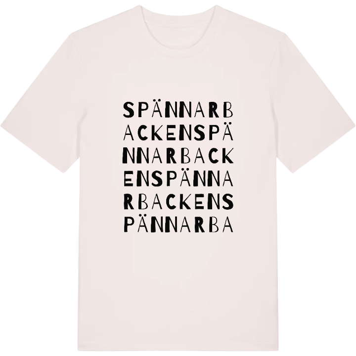 Spännarbacken ordlek t-shirt – t-shirt från PinShirt