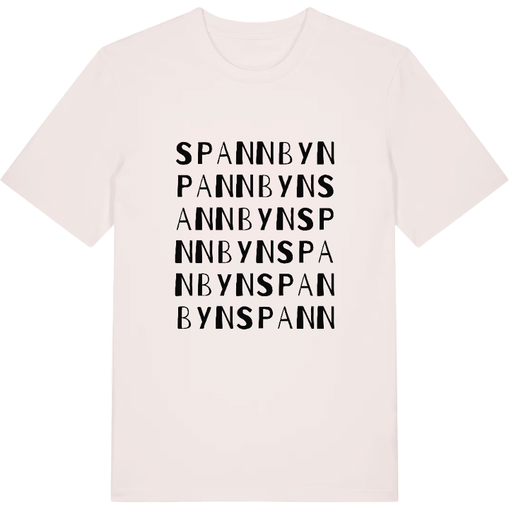 Spannbyn ordlek t-shirt – t-shirt från PinShirt