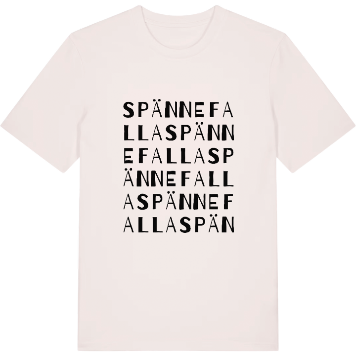 Spännefalla ordlek t-shirt – t-shirt från PinShirt