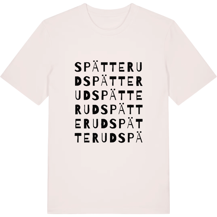Spätterud ordlek t-shirt – t-shirt från PinShirt