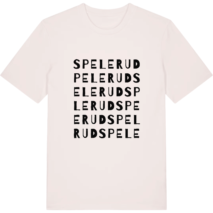 Spelerud ordlek t-shirt – t-shirt från PinShirt