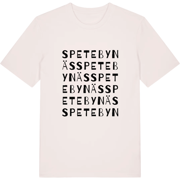 Spetebynäs ordlek t-shirt – t-shirt från PinShirt