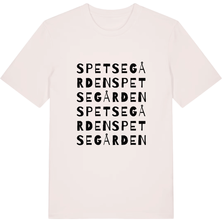 Spetsegården ordlek t-shirt – t-shirt från PinShirt