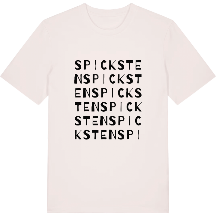 Spicksten ordlek t-shirt – t-shirt från PinShirt