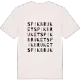 Spikbruket ordlek t-shirt