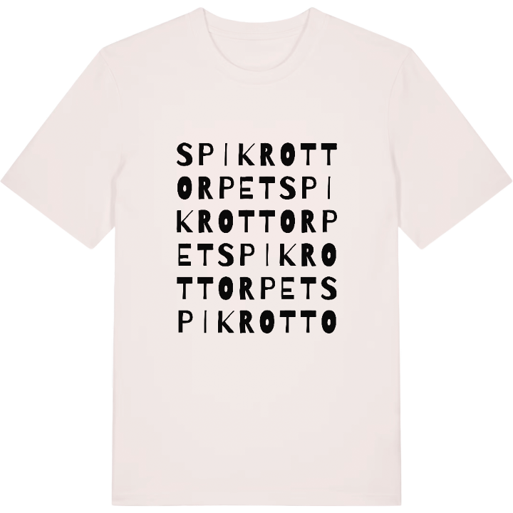 Spikrottorpet ordlek t-shirt – t-shirt från PinShirt