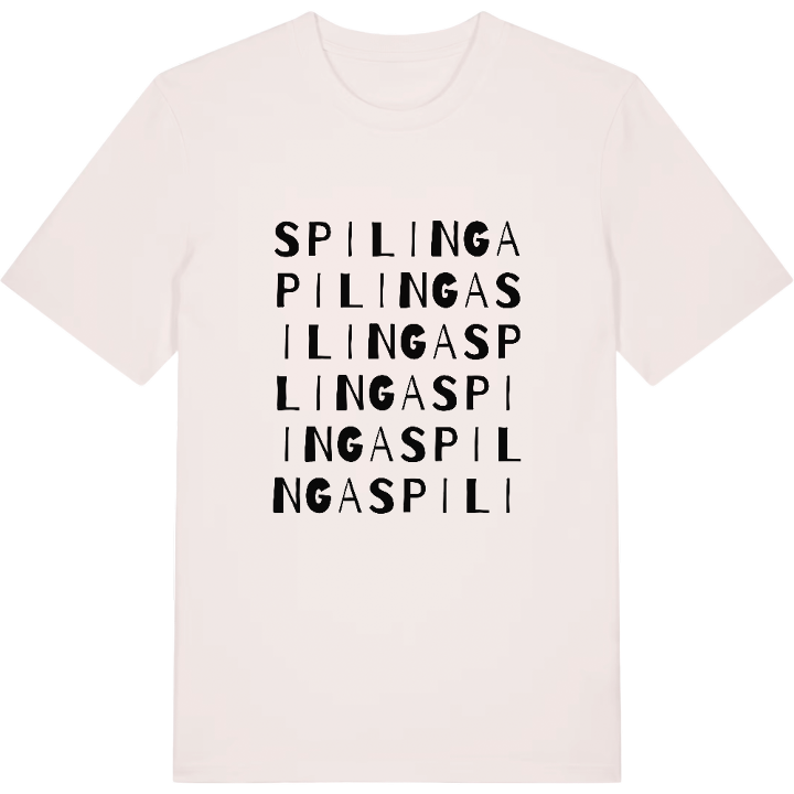 Spilinga ordlek t-shirt – t-shirt från PinShirt