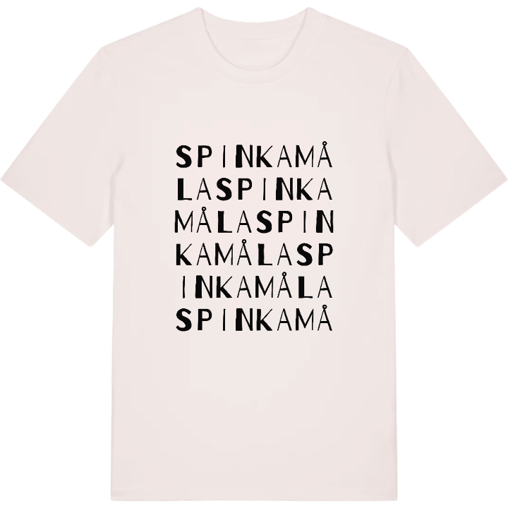Spinkamåla ordlek t-shirt – t-shirt från PinShirt