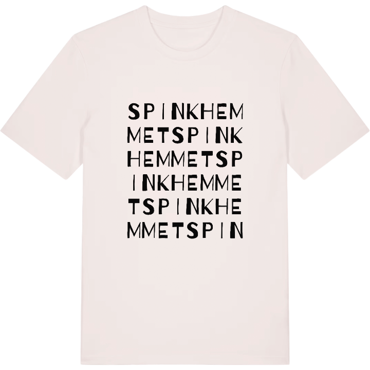 Spinkhemmet ordlek t-shirt – t-shirt från PinShirt