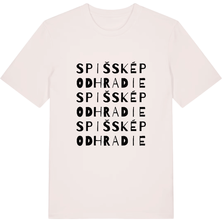 Spišské Podhradie ordlek t-shirt – t-shirt från PinShirt